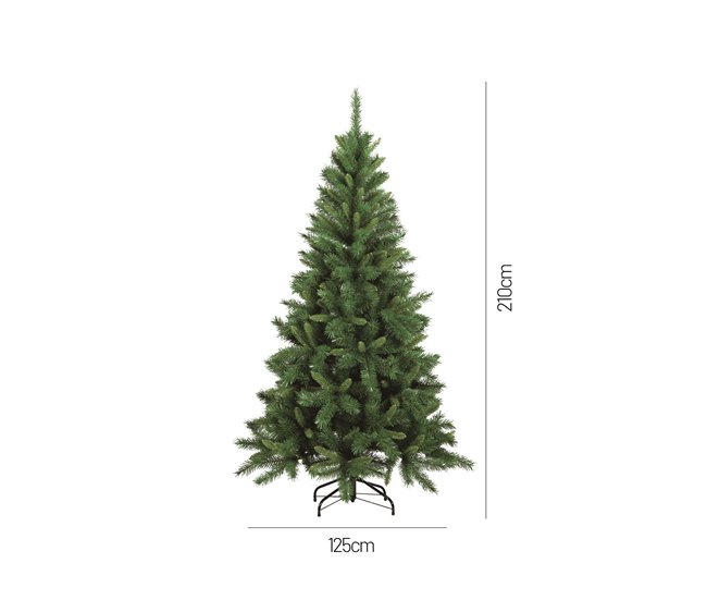 Árvore de Natal de efeitos reais Verde/ Cinza