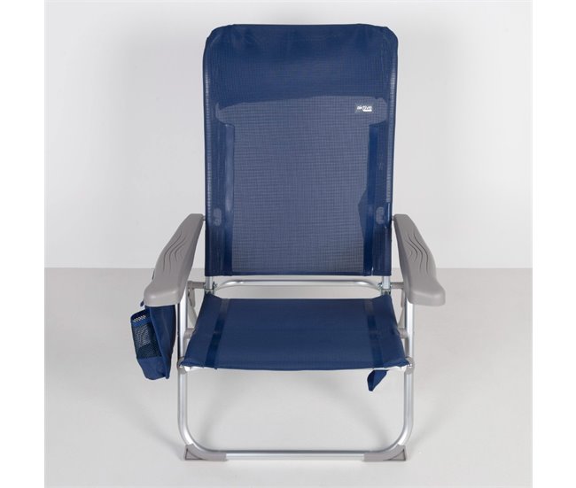 Aktive Pack 2 cadeiras de praia dobráveis multiposições Slim Azul