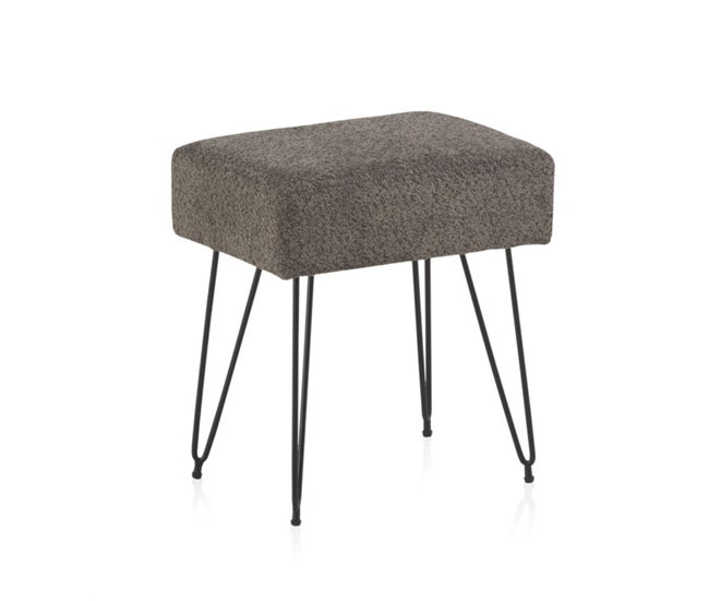 Banquete Fixado Cinza Escuro