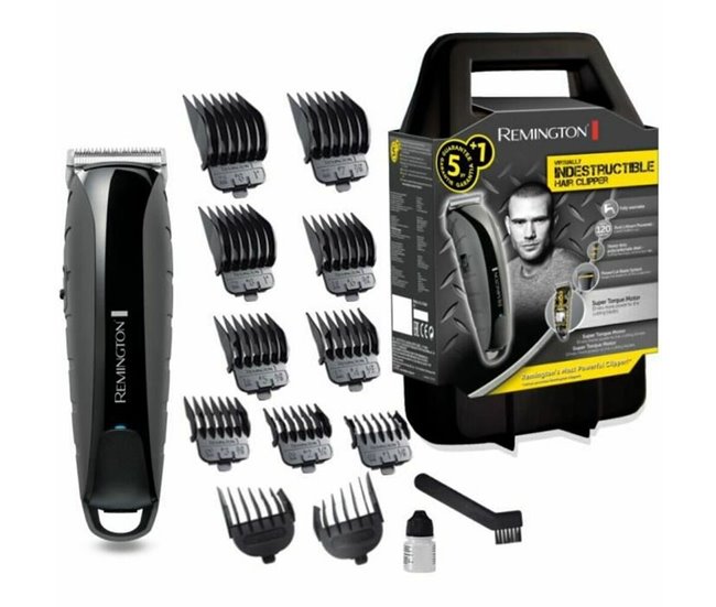 Aparador de Cabelo-Máquina de Barbear Indestructible HC5880 Preto