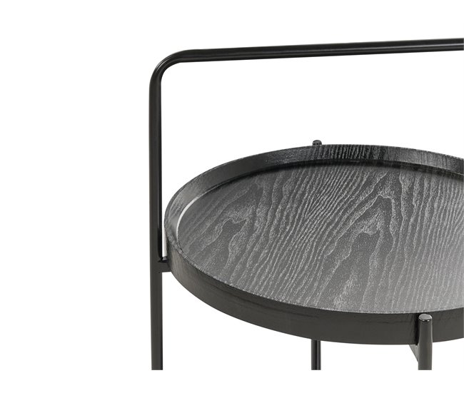Beliani Mesa de apoio EVART Preto