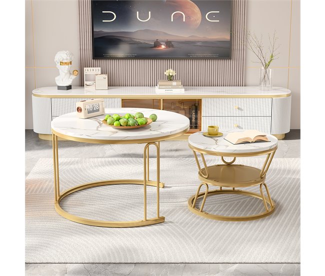 Mesa de centro, mesa auxiliar, mesa auxiliar 70x70 Branco