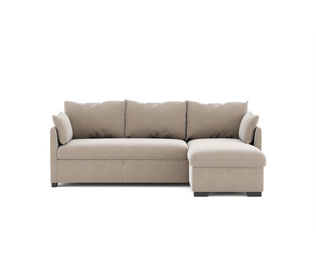 Chaise longue reversível com cama SYCO II Bege