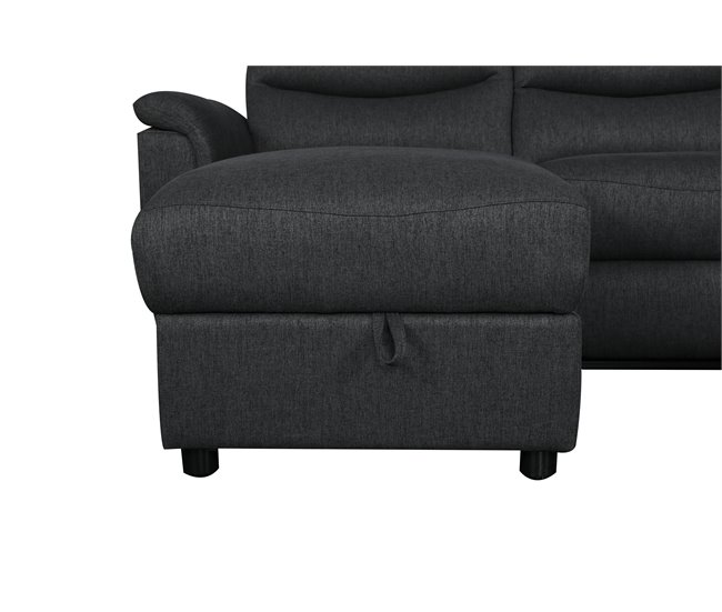 Chaise loungue relax elétrico FAMILY Antracite