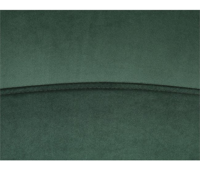 Beliani Poltrona de Baloiço ELLAN Verde Escuro