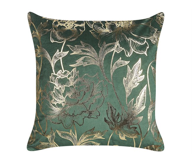 Beliani Cojín decorativo DAFFODIL 45x45 Castanho