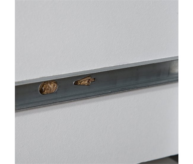 Armário de cabeceira Placa de partícula, Placa de MDF, Aço HOMCOM 39 Multicor