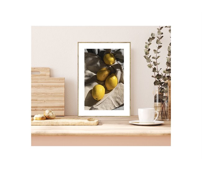 Quadro art deco LIMONES 35x50cm marca MARCOMUEBLE  Multicor