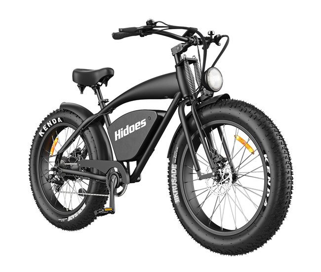Bicicleta Elétrica Hidoes HD-B3 - Motor 1200W Bateria 48V18.2AH Preto