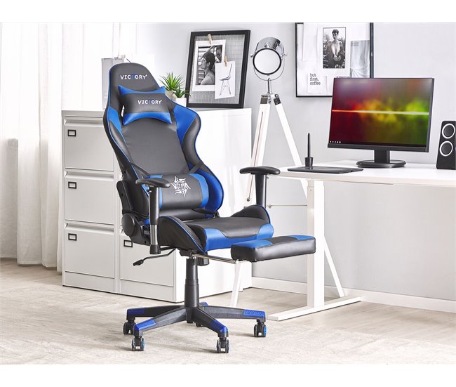 Beliani Cadeira de Gaming VICTORY Amarelo