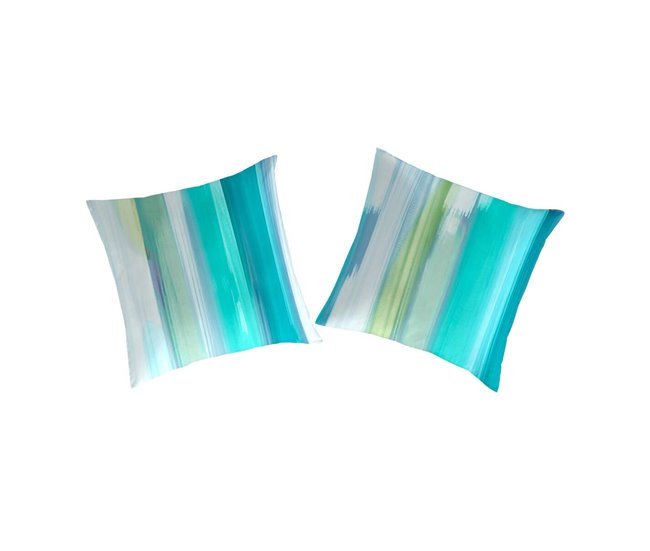 2 Fronhas para Almofada LOANE Azul