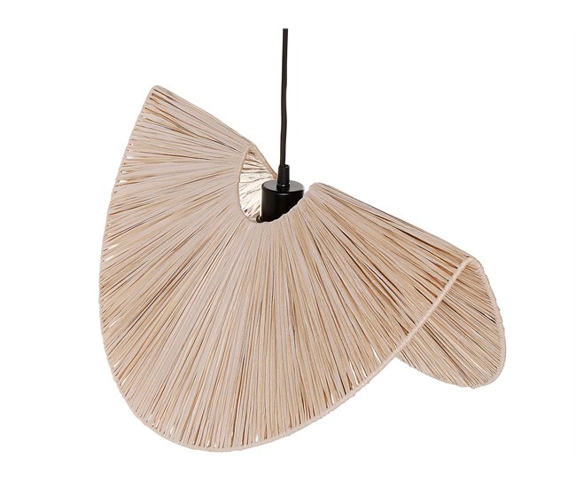 Beliani Candeeiro de tecto HERRON Natural