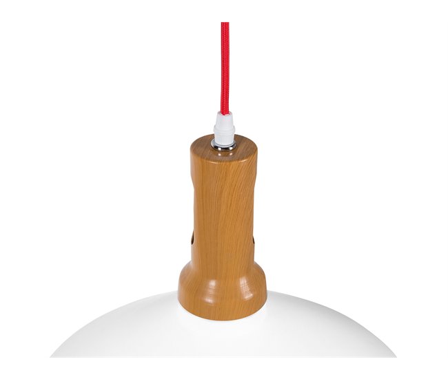 Beliani Candeeiro de tecto SEPIK Branco