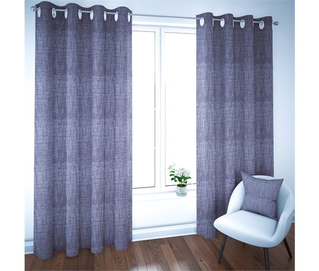 Cortina LONETA 140x260cm Azul