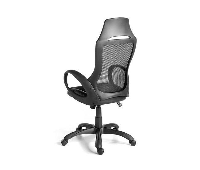 ANGEL CERDA Cadeira de escritório giratória em tecido preto Preto