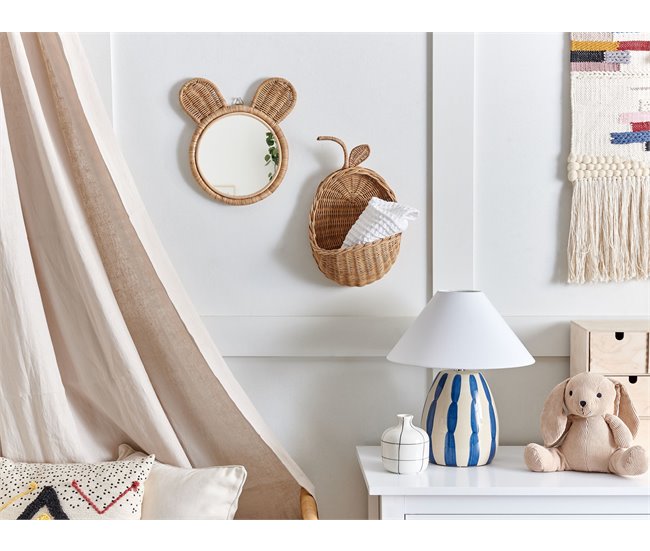 Beliani Decoração de parede MAKONDE Natural
