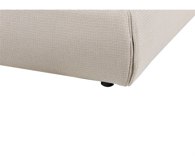 Beliani Cama Poliéster VINAY 196x233 Areia
