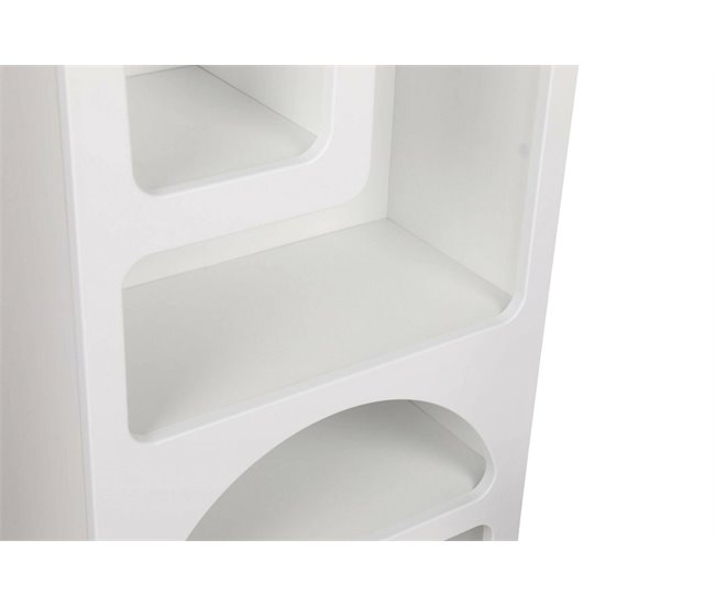 Aparador com efeito madeira Branco