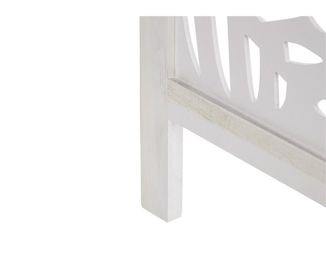 Beliani Biombo dobrável MELAGO Branco