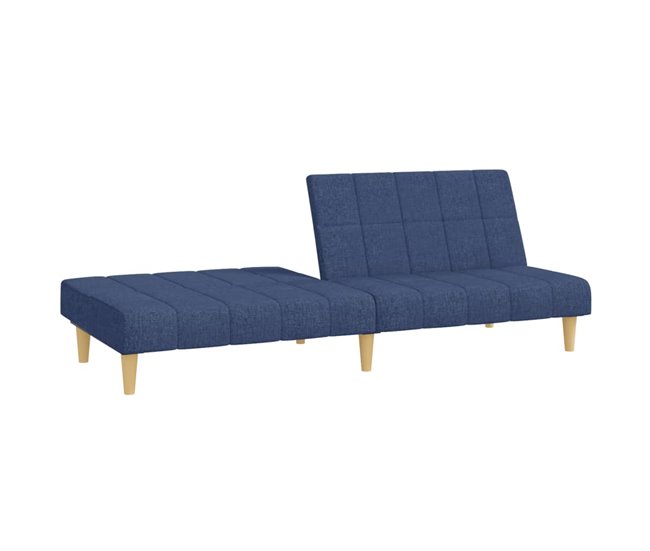 Sofá-cama, Sofá conversível de 2 lugares Azul