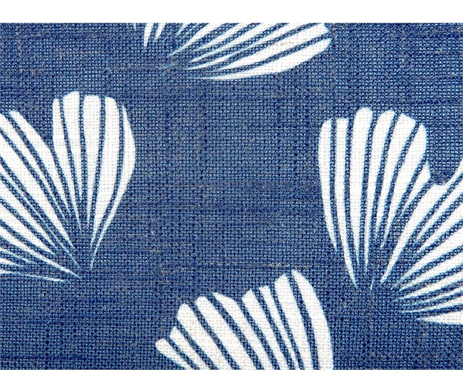 Beliani Almofada decorativa DANDELION Azul