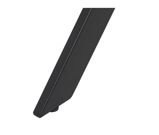 Beliani Mesa de centro AVOCA 80x140 Cinza Claro