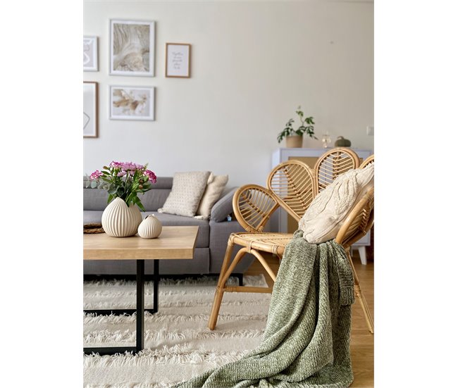 Cadeira pavão FLORENTINE II Rattan Natural Natural