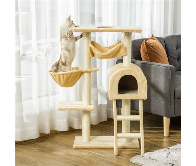 Árvore Arranhador para Gatos Bege