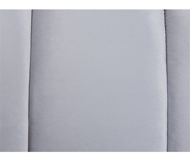 Beliani Chaise longue Veludo ALLIER Azul Marino
