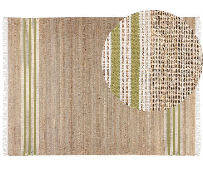 Beliani De tejido plano MIRZA 160x230 Azul