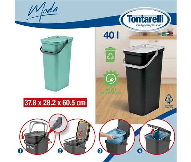 Recipientes para reciclagem Azul