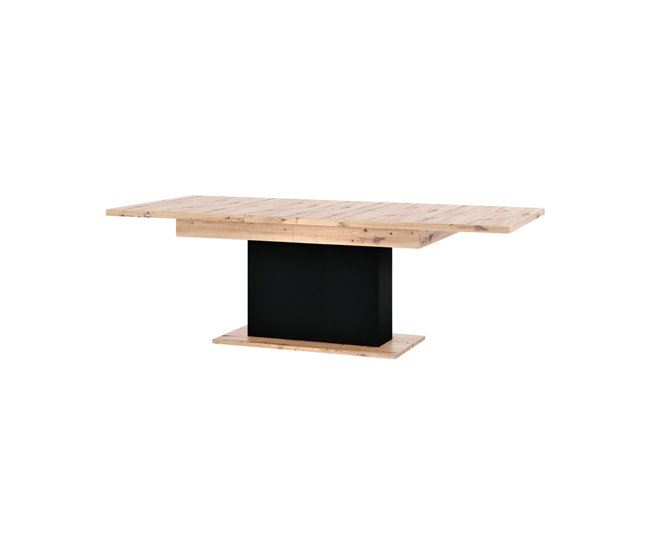Mesa de jantar extensível COLUMBUS Carvalho Artisan