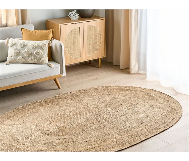 Beliani Pelos curtos DEMIRCI 160x230 Bege