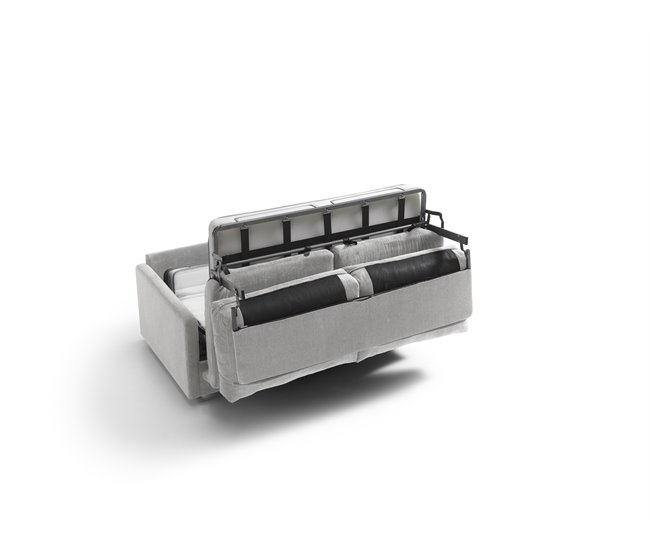 Sofá cama de 2 lugares AVA cinzento Cinza