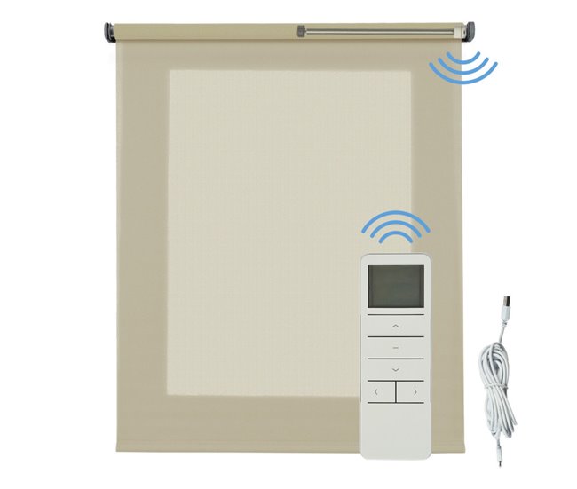 Estore de Rolo Translúcido automáticos com bateria e controlo 