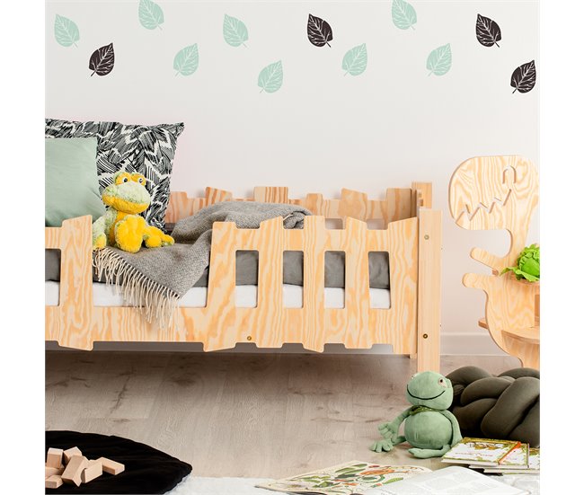 Cama com estrado de ripas Elsa Madeira
