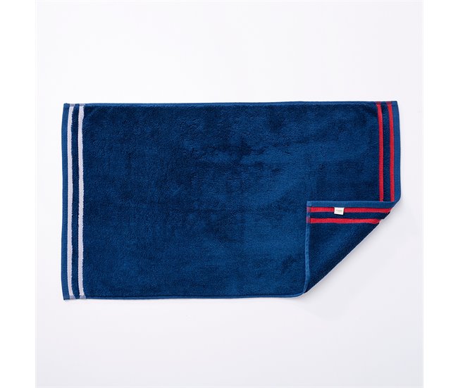 Tapete de banho 100% algodão 800GSM turco tingido El Ganso Azul Marino