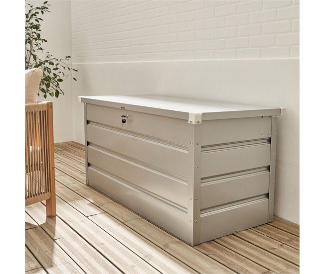 Arca de jardim metálica DETROIT 385L 99 AlumÍnio