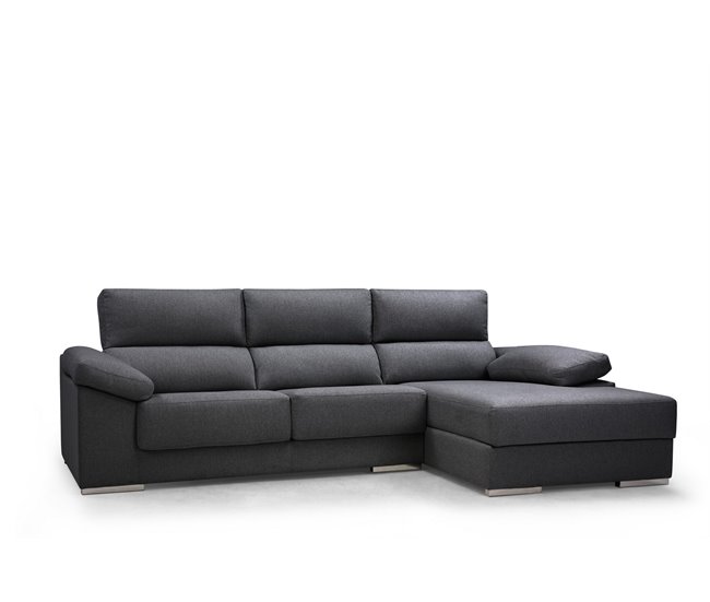 Chaise longue NOEMI Antracite