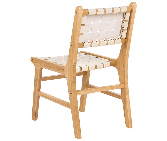 Beliani Silla de comedor HUMBLE Bege