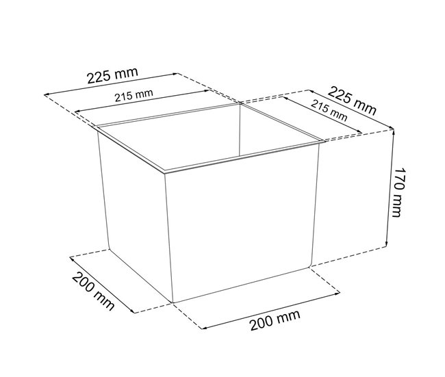 2 26,6 -LITER TEMPO POT UNIDAS Antracite