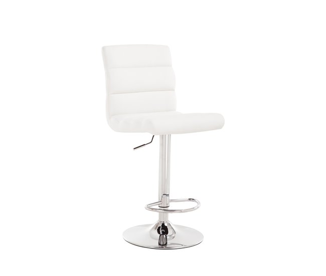 Conjunto de 2 bancos ajustáveis PALM Branco