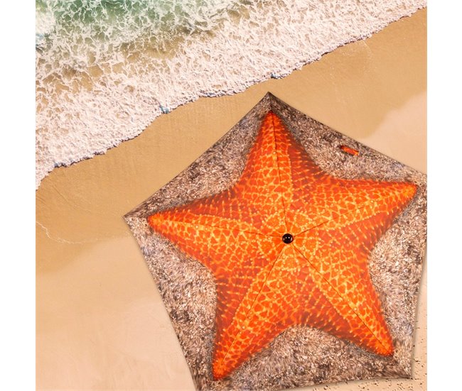 Aktive Guarda-sol estrela do mar inclinável UV40 c/capa Verde