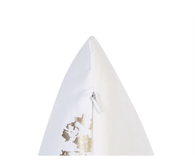 Beliani Almofada decorativa GOLDENROD 45x45 Branco