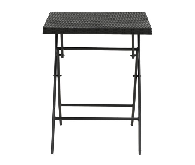 Set de jardim com mesa e 2 cadeiras KORA cinzento Cinza