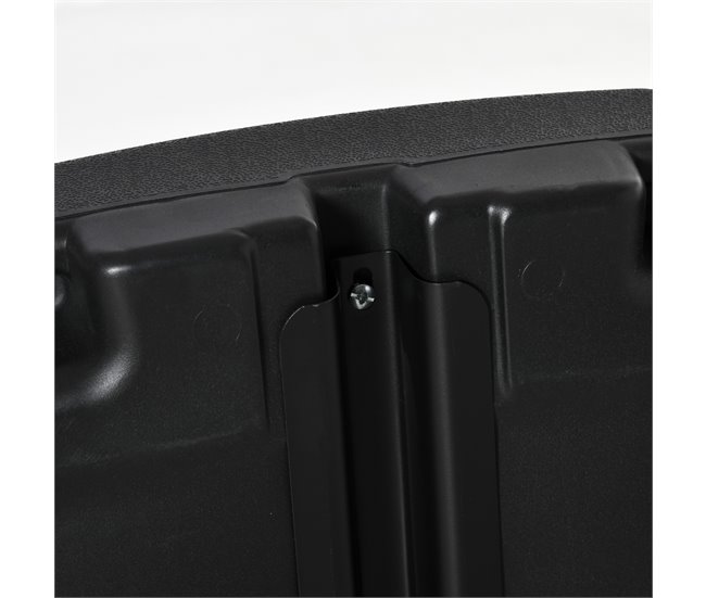 Base de Chapéu de Sol HDPE Outsunny 80x60 Preto