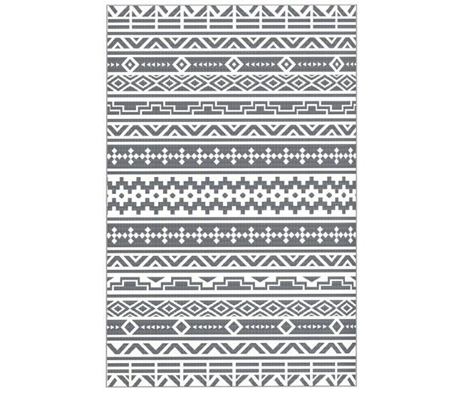 Tapete de Exterior Polipropileno Outsunny Cinza