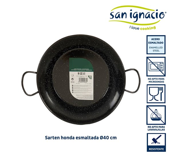 Frigideira funda  com alças Preto