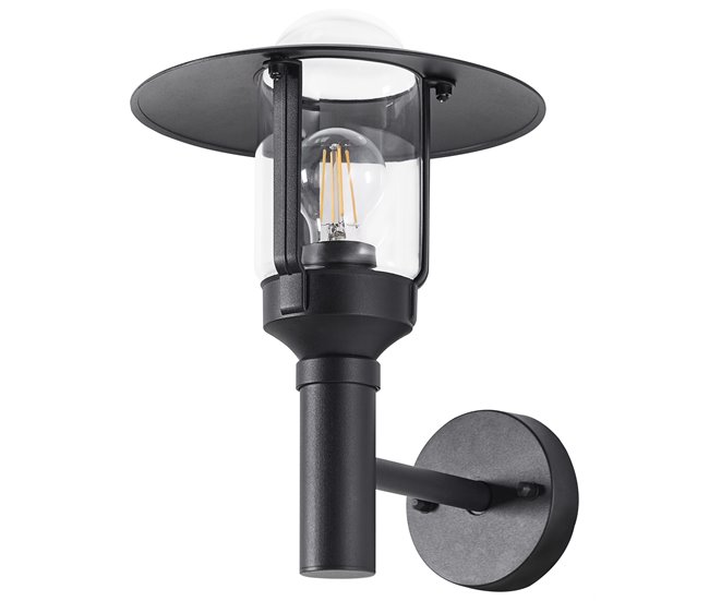 Beliani Iluminação de parede para exterior TIZU Preto