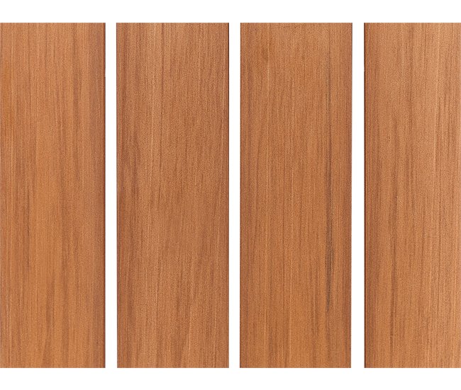Beliani Mesa de jardim MESSINA 60x35 Preto/ Madeira